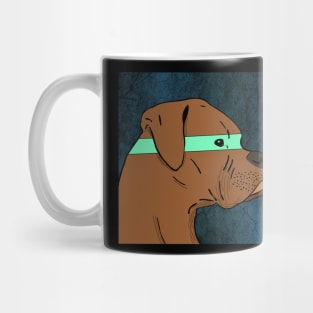 Boxer Dog Illustration Mug